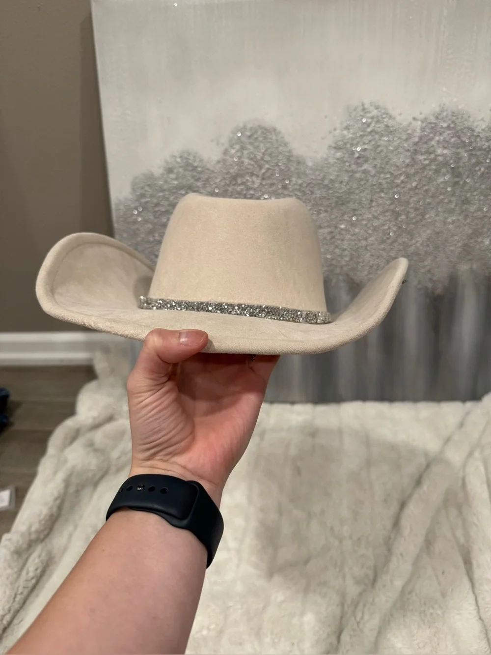 Buckle Cream Star Embellished Cowboy Hat - Picture 4 of 8